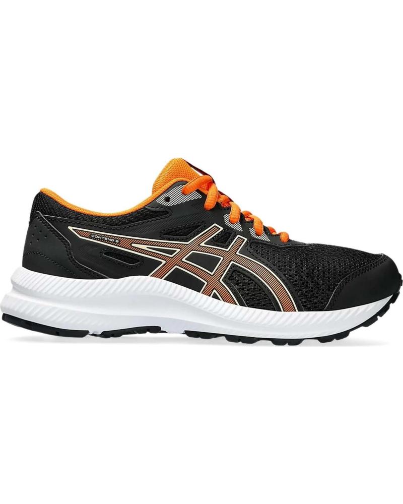 Sneaker für Mädchen und Junge ASICS ZAPATILLAS CONTEND 8 GS PARA NINOS EN COLOR NEGRO