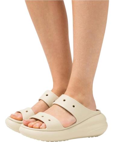 Sandales-De-Mujer-CROCS-SANDALIAS-CLASSIC-CRUSH-PARA-UNISEX-EN-COLOR-BEIGE