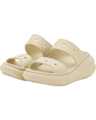 Sandales-De-Mujer-CROCS-SANDALIAS-CLASSIC-CRUSH-PARA-UNISEX-EN-COLOR-BEIGE