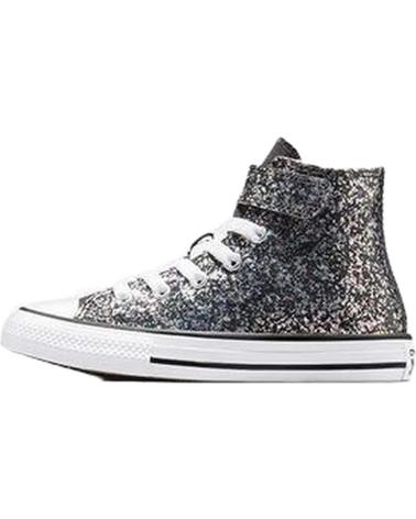 Zapatos de Niña y Niño CONVERSE ZAPATILLAS CHUCK TAYLOR ALL STAR GLITTER EASY-ON PARA NINOS  PLATEADO