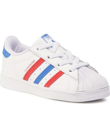 Sneaker für Mädchen und Junge ADIDAS ZAPATILLAS SUPERSTAR I PARA NINOS UNISEX EN COLOR BLANCO