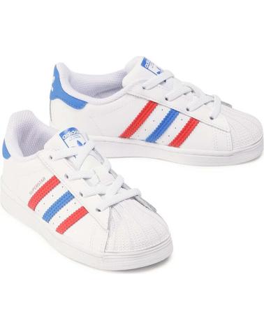 Sneaker für Mädchen und Junge ADIDAS ZAPATILLAS SUPERSTAR I PARA NINOS UNISEX EN COLOR BLANCO