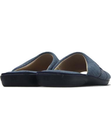 Pantofole per Uomo DEVALVERDE ZAPATILLA HOGAR PARA HOMBRE 3187 COLOR MARINO