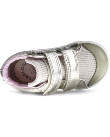 Schuhe für Mädchen PABLOSKY ZAPATILLAS PARA NINAS EN COLOR PLATEADO