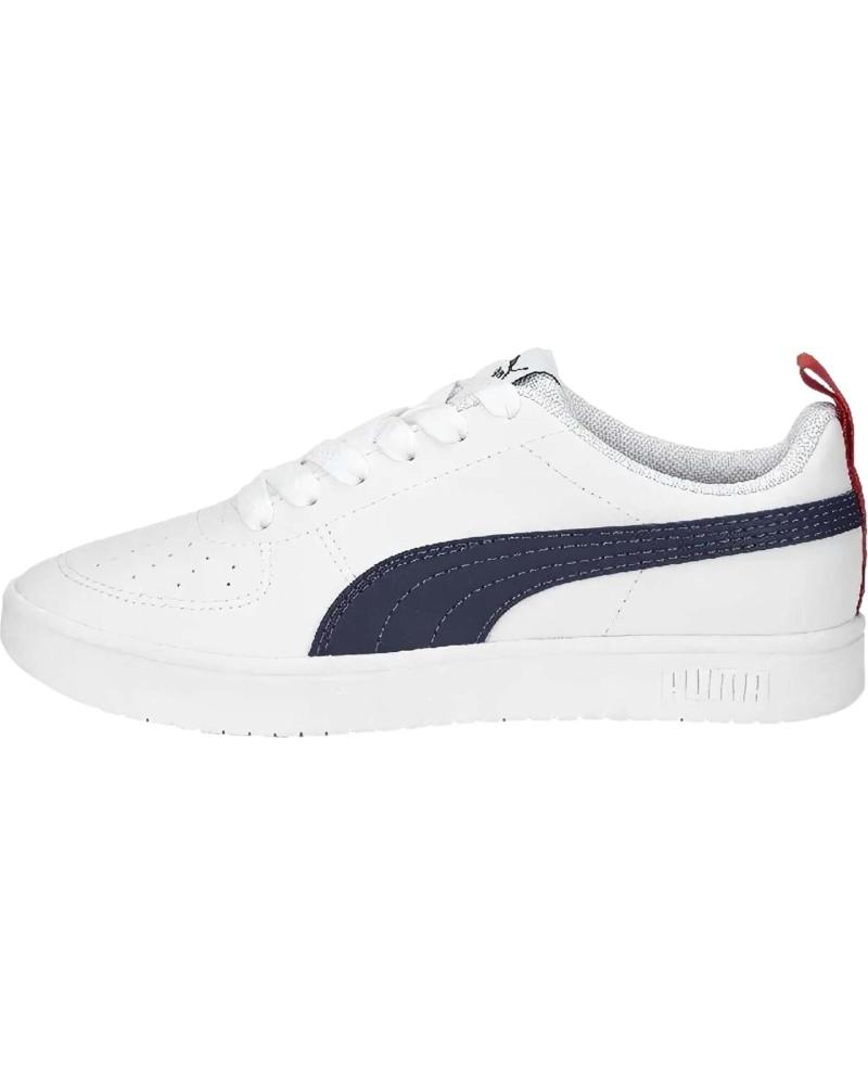 Sneaker für Damen und Junge PUMA 384311 RICKIE JR 09 WHITE PEACOAT