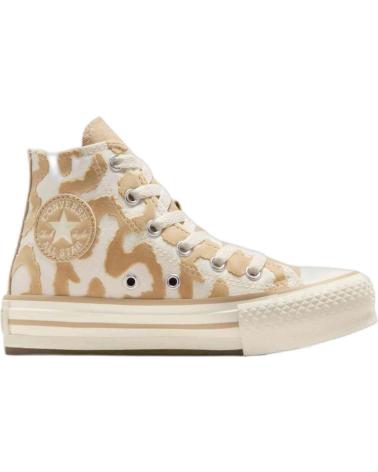 Zapatos de Niña y Niño CONVERSE ZAPATILLAS CHUCK TAYLOR ALL STAR EVA LIFT PARA NINOS UNISEX  BEIGE