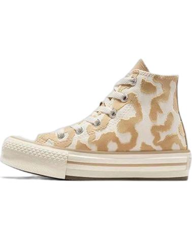 Zapatos de Niña y Niño CONVERSE ZAPATILLAS CHUCK TAYLOR ALL STAR EVA LIFT PARA NINOS UNISEX  BEIGE