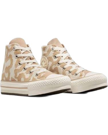 Zapatos de Niña y Niño CONVERSE ZAPATILLAS CHUCK TAYLOR ALL STAR EVA LIFT PARA NINOS UNISEX  BEIGE