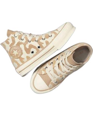 Zapatos de Niña y Niño CONVERSE ZAPATILLAS CHUCK TAYLOR ALL STAR EVA LIFT PARA NINOS UNISEX  BEIGE