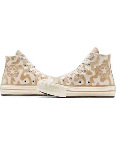Zapatos de Niña y Niño CONVERSE ZAPATILLAS CHUCK TAYLOR ALL STAR EVA LIFT PARA NINOS UNISEX  BEIGE