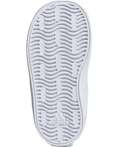 SCARPE BEBÈ UNISEX ADIDAS VL COURT 3.0 VELCRO BEIGE GRIGIO GRIS