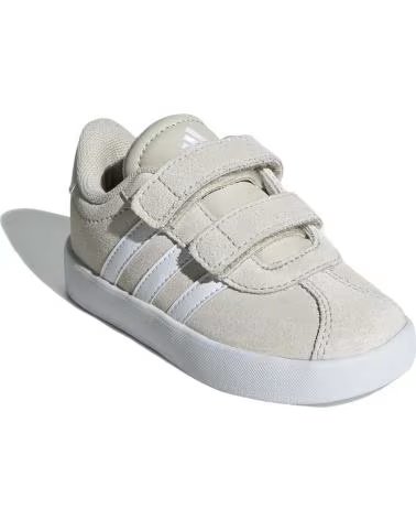 SCARPE BEBÈ UNISEX ADIDAS VL COURT 3.0 VELCRO BEIGE GRIGIO GRIS