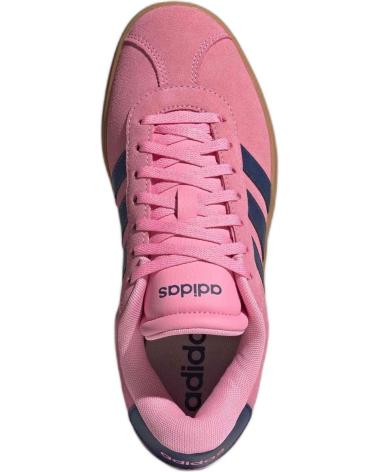 ADIDAS VL COURT BOLD ROSAS CON PLATAFORMA Y SUELA DE GOMA ROSA