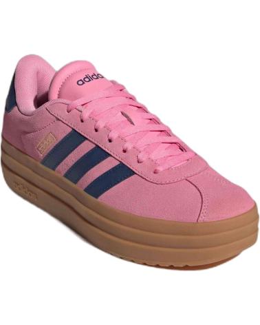 ADIDAS VL COURT BOLD ROSAS CON PLATAFORMA Y SUELA DE GOMA ROSA