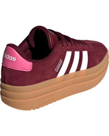 BASKETS ADIDAS VL COURT BOLD J BORDEAUX À PLATEFORME SHARED-FTWWHT-PNKFUS