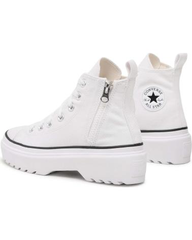 Zapatos de Niña y Niño CONVERSE ZAPATILLAS CHUCK TAYLOR ALL STAR LUGGED LIFT PARA NINOS UNIS BLANCO