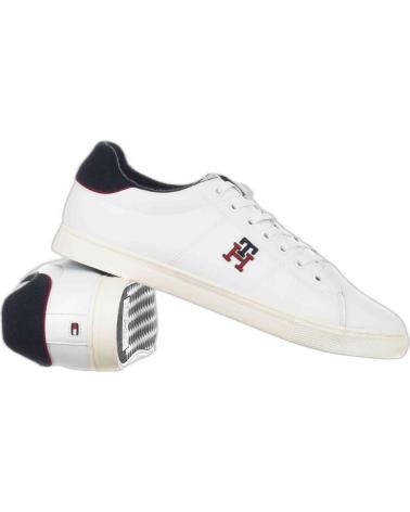 Zapatillas deporte pour Homme TOMMY HILFIGER ZAPATILLAS CORE VULV VARSITY MONOGRAM PARA HOMBRE EN COLOR B BLANCO