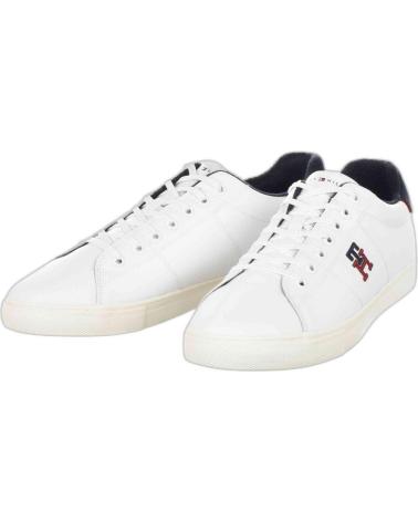 Zapatillas deporte pour Homme TOMMY HILFIGER ZAPATILLAS CORE VULV VARSITY MONOGRAM PARA HOMBRE EN COLOR B BLANCO