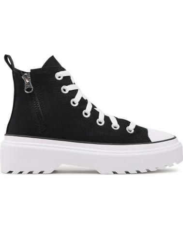 Sapatos de Menina e Menino CONVERSE ZAPATILLAS CHUCK TAYLOR ALL STAR LUGGED LIFT PARA NINOS UNIS NEGRO
