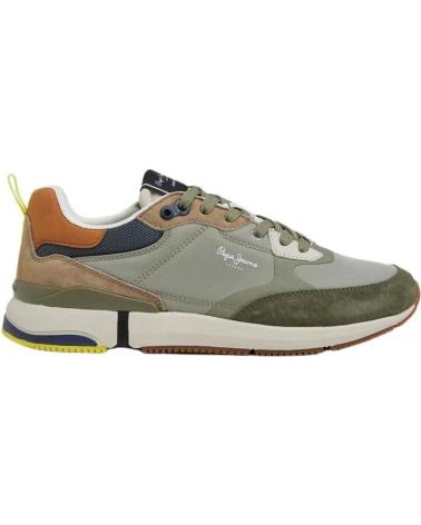 Sportschuhe für Herren PEPE JEANS ZAPATILLAS LONDON PRO VINT PARA HOMBRE EN COLOR VERDE VERDE