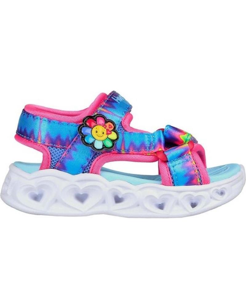 Sandalen für Mädchen und Junge SKECHERS SANDALIAS HEART LIGHTS PARA NINOS UNISEX EN COLOR MULTICOLOR MULTICOLOR