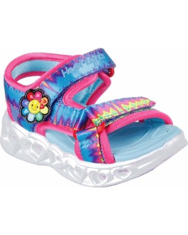 Sandalen für Mädchen und Junge SKECHERS SANDALIAS HEART LIGHTS PARA NINOS UNISEX EN COLOR MULTICOLOR MULTICOLOR