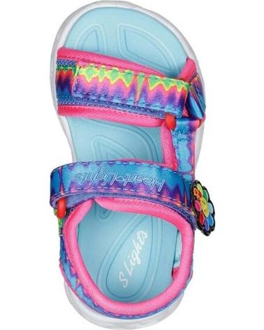 Sandalen für Mädchen und Junge SKECHERS SANDALIAS HEART LIGHTS PARA NINOS UNISEX EN COLOR MULTICOLOR MULTICOLOR