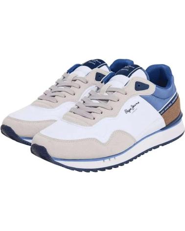 Sportschuhe für Herren PEPE JEANS ZAPATILLAS LONDON SEAL PARA HOMBRE EN COLOR BLANCO BLANCO
