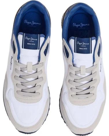Sportschuhe für Herren PEPE JEANS ZAPATILLAS LONDON SEAL PARA HOMBRE EN COLOR BLANCO BLANCO
