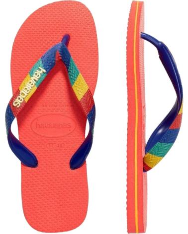 Sandálias de Mulher HAVAIANAS SANDALIAS TOP VERANO PARA MUJER EN COLOR ROJO ROJO