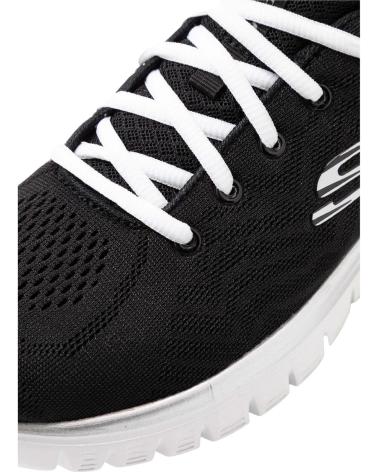 Deportivas de Mujer SKECHERS 12615 GRACEFUL - GET CONNECTED DEPORTIVAS MUJER NEGRO-BLANCO