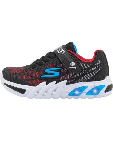 Sportschuhe für Junge skechers S LIGHTS FLEX GLOW ELITE VORLO NEGRO