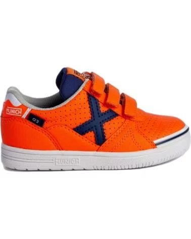 Sneaker für Mädchen und Junge MUNICH ZAPATILLAS G-3 VCO PROFIT 251 PARA NINOS UNISEX EN COLOR NA NARANJA