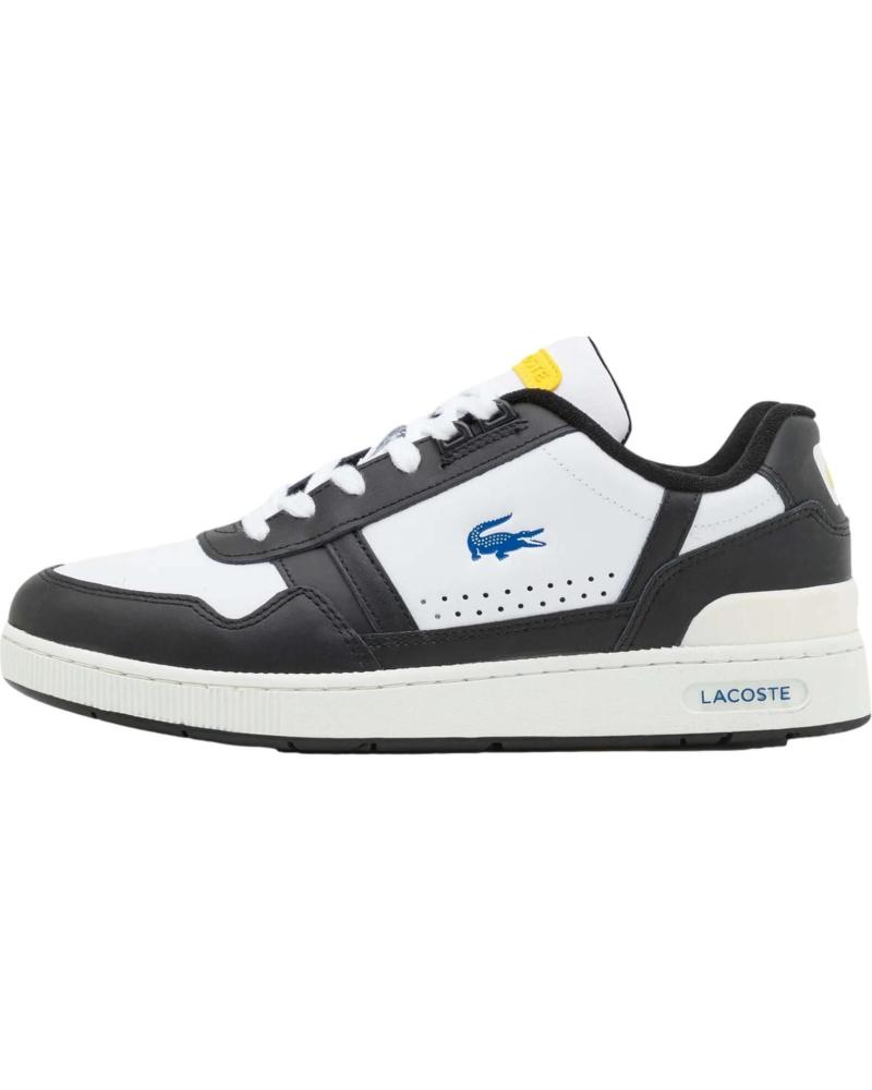 Scarpe sport per Uomo LACOSTE 745SMA0076147 T-CLIP 123 6 SMA WHT-BLK