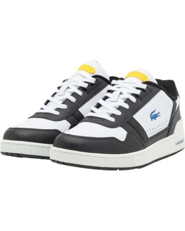 Scarpe sport per Uomo LACOSTE 745SMA0076147 T-CLIP 123 6 SMA WHT-BLK