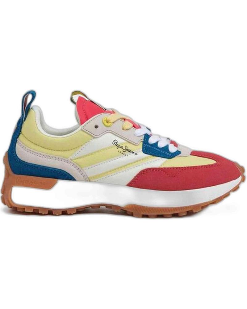 Sportschuhe für Damen PEPE JEANS ZAPATILLAS LUCKY PRINT PARA MUJER EN COLOR AMARILLO AMARILLO