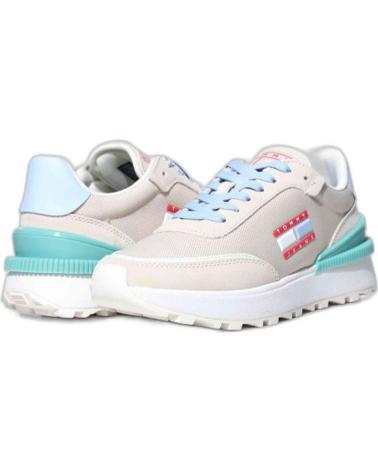 Zapatillas deporte pour Femme TOMMY HILFIGER ZAPATILLAS TECH RUNNER PARA MUJER EN COLOR BLANCO BLANCO