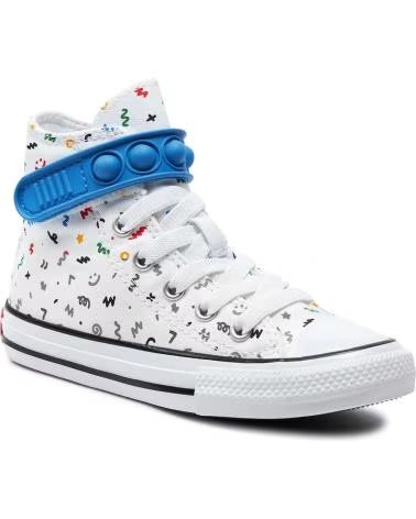 Zapatos-De-Niña-CONVERSE-ZAPATILLAS-CHUCK-TAYLOR-ALL-STAR-BUBBLE-STRAP-1V-PARA-NINOS--BLANCO