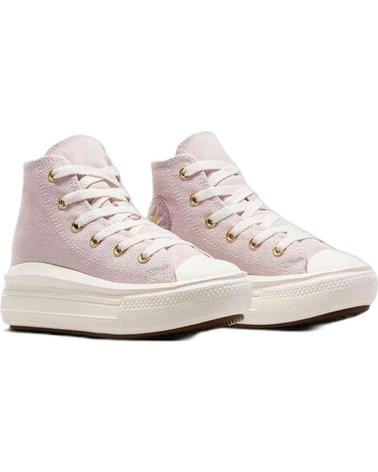 CONVERSE CHUCK TAYLOR ALL STAR MOVE PINK UNISEX KIDS SNEAKERS ROSA