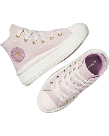 CONVERSE CHUCK TAYLOR ALL STAR MOVE PINK UNISEX KIDS SNEAKERS ROSA