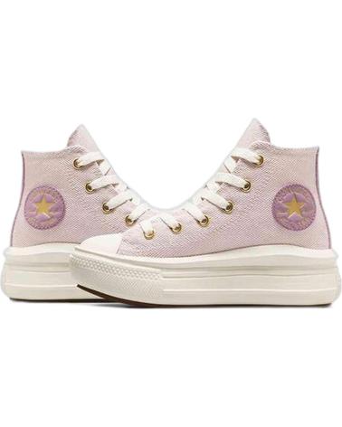 CONVERSE CHUCK TAYLOR ALL STAR MOVE PINK UNISEX KIDS SNEAKERS ROSA