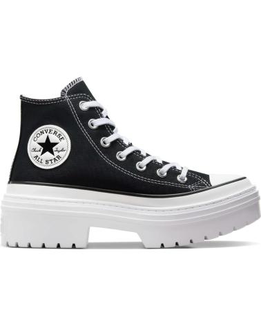 Bottines pour Femme CONVERSE CALZADO MARCA MODELO CTAS LUGGED HEEL HI BLACK-WHITE-EGRET P NEGRO