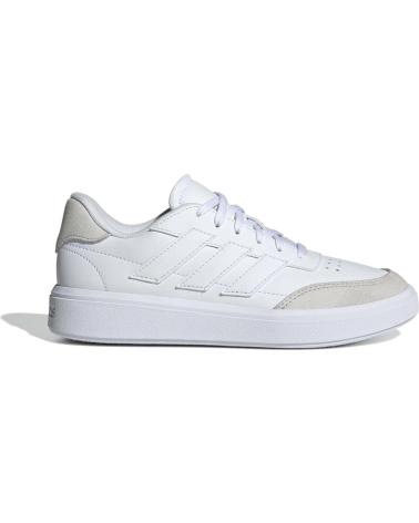 Sportivo per Bambina e Bambino ADIDAS ZAPATILLAS COURTBLOCK PARA NINOS UNISEX EN COLOR BLANCO