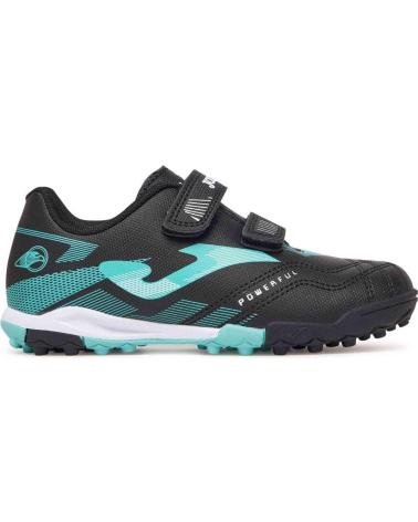 Deportivas de Niña y Niño JOMA ZAPATILLAS POWERFULL JR 2501 TURF PARA NINOS UNISEX EN COLOR NEGRO