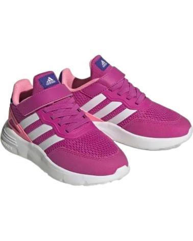 Sportivo per Bambina e Bambino ADIDAS ZAPATILLAS NEBZED PARA NINOS UNISEX EN COLOR ROSA