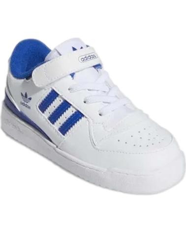 Schuhe für Mädchen und Junge ADIDAS ZAPATILLAS FORUM LOW PARA NINOS UNISEX EN COLOR BLANCO BLANCO