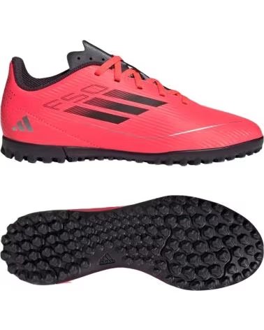 Sportivo-De-Niña-ADIDAS-BOTAS-DE-FUTBOL-F50-CLUB-PARA-NINOS-UNISEX-EN-COLOR-ROJO