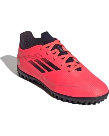 Sportivo-De-Niña-ADIDAS-BOTAS-DE-FUTBOL-F50-CLUB-PARA-NINOS-UNISEX-EN-COLOR-ROJO