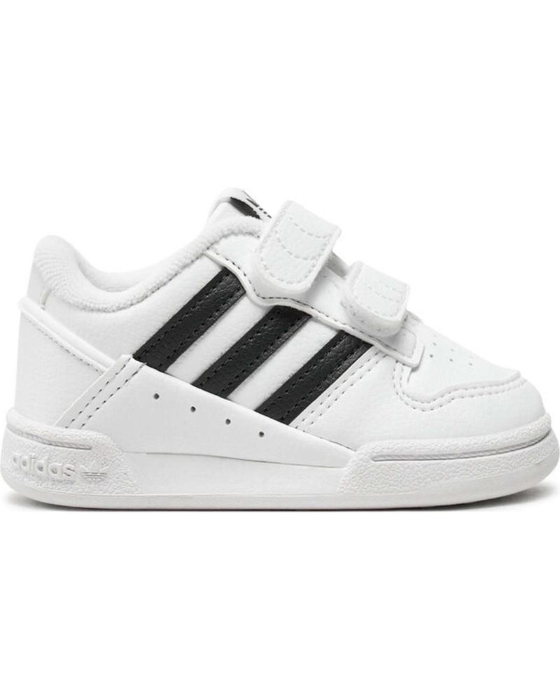 Sneaker für Mädchen und Junge ADIDAS ZAPATILLAS TEAM COURT 2 PARA BEBE EN COLOR BLANCO