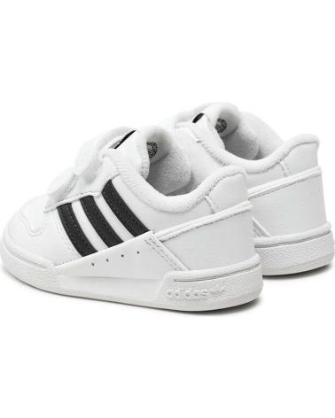 Sneaker für Mädchen und Junge ADIDAS ZAPATILLAS TEAM COURT 2 PARA BEBE EN COLOR BLANCO